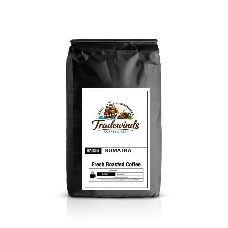 Sumatra — Dark Earthy, & Boldly Complex. Defies the ordinary. - Tradewinds Coffee and Tea Co.